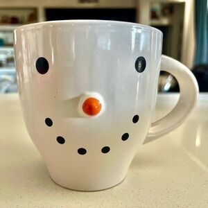 Royal Norfolk Snowman Face White Mug